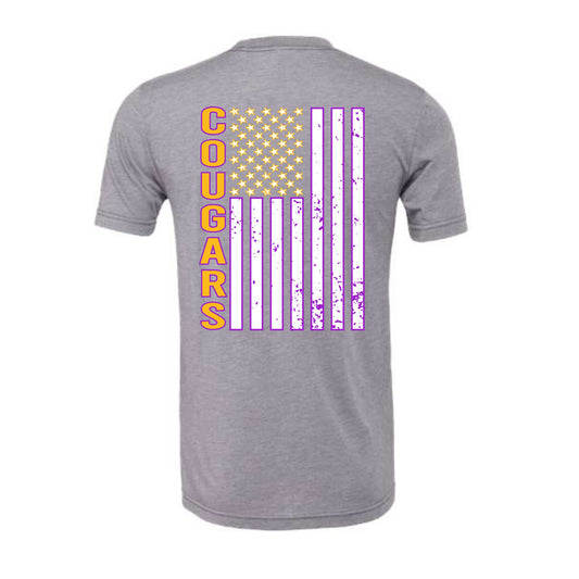 Cougars Flag - Youth and Adult - MULTIPLE SHIRT STYLES
