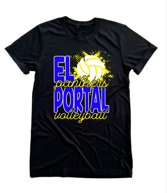 El Portal Volleyball Splatter