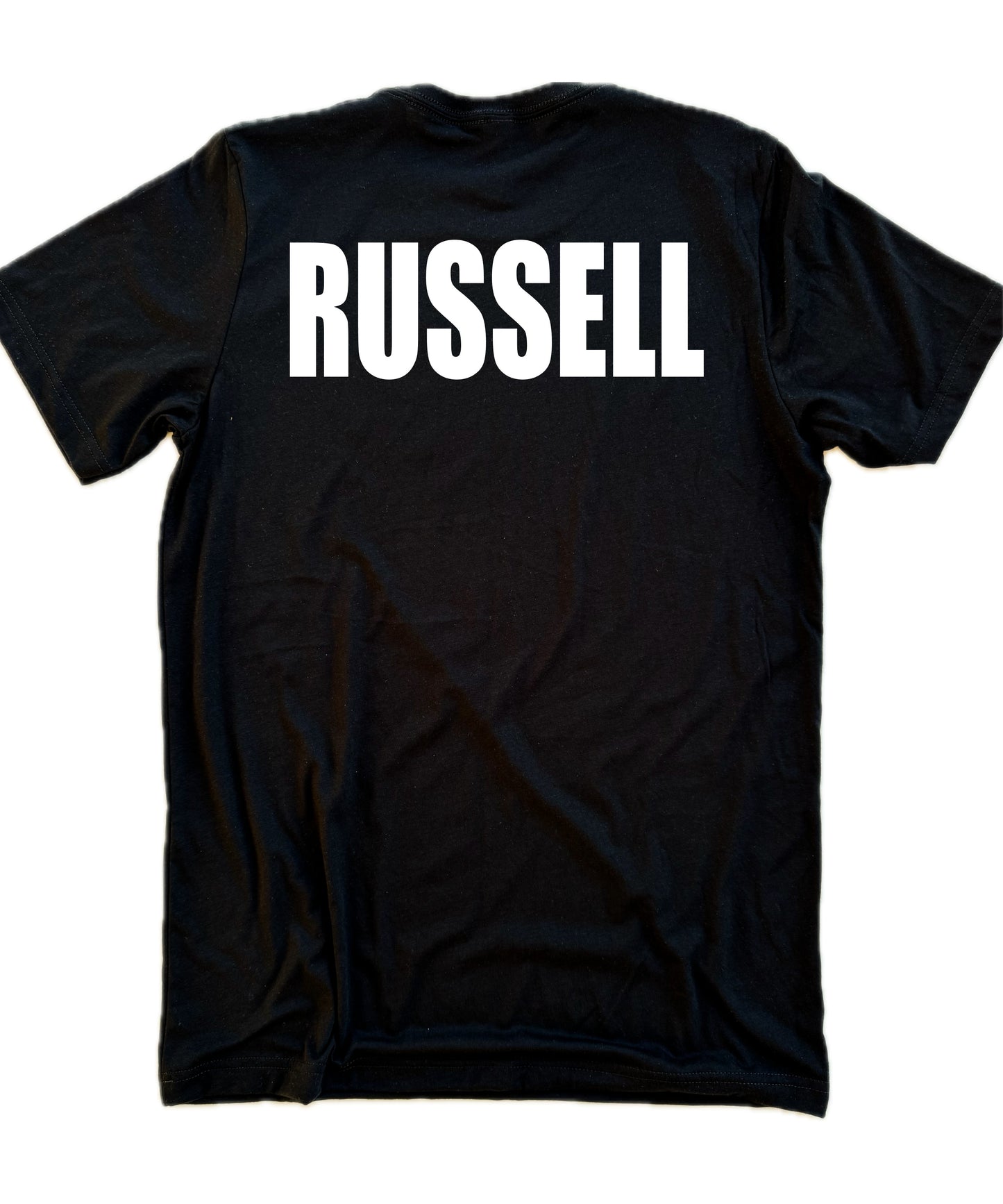 ADD NAME AND NUMBER TO THE BACK