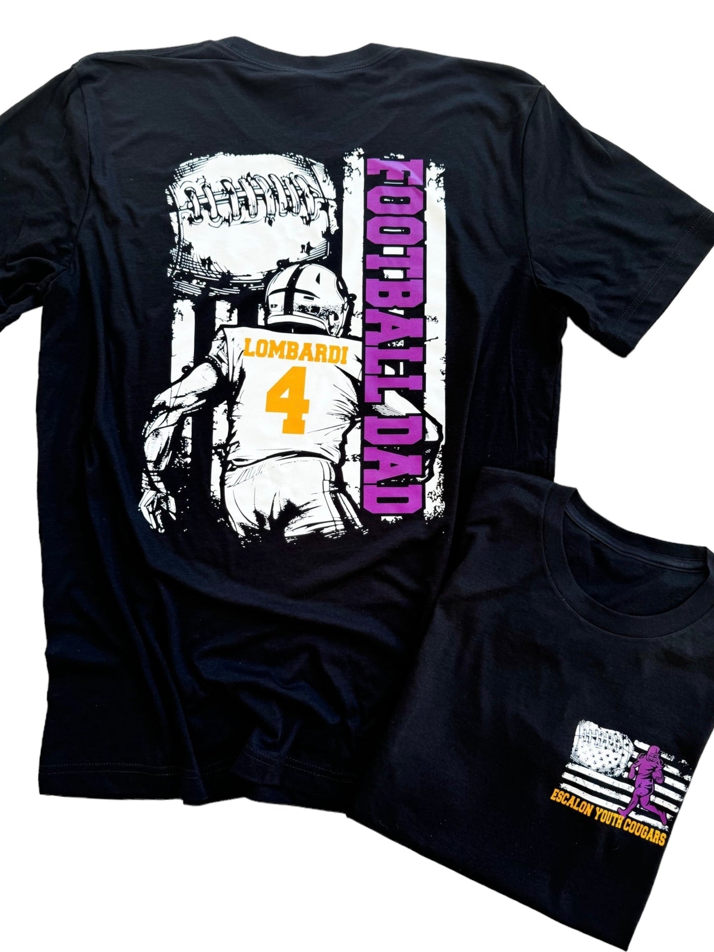 Escalon Youth  Cougars Football __ Flag - CUSTOMIZABLE