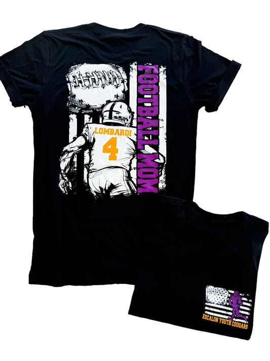 Escalon Youth  Cougars Football __ Flag - CUSTOMIZABLE