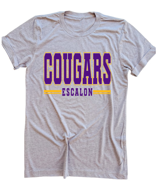 Cougars Escalon Line- YOUTH - MULTIPLE SHIRT STYLES