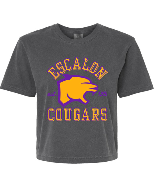 Escalon Cougars Est. - Youth and Adult- MULTIPLE SHIRT STYLES