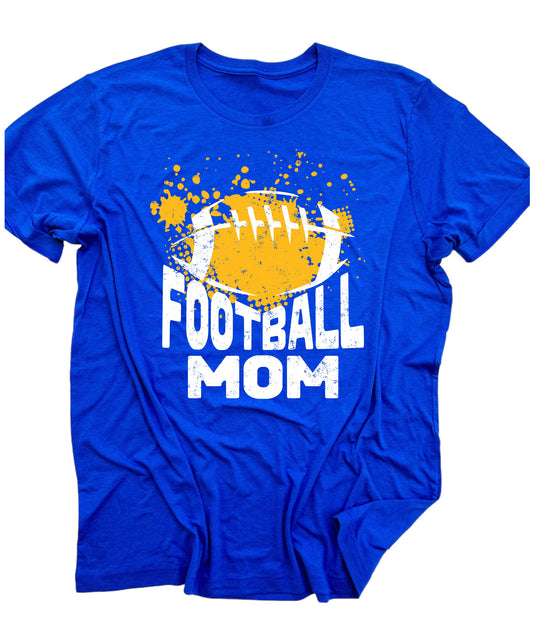 Linden Lions Football Mom Splatter