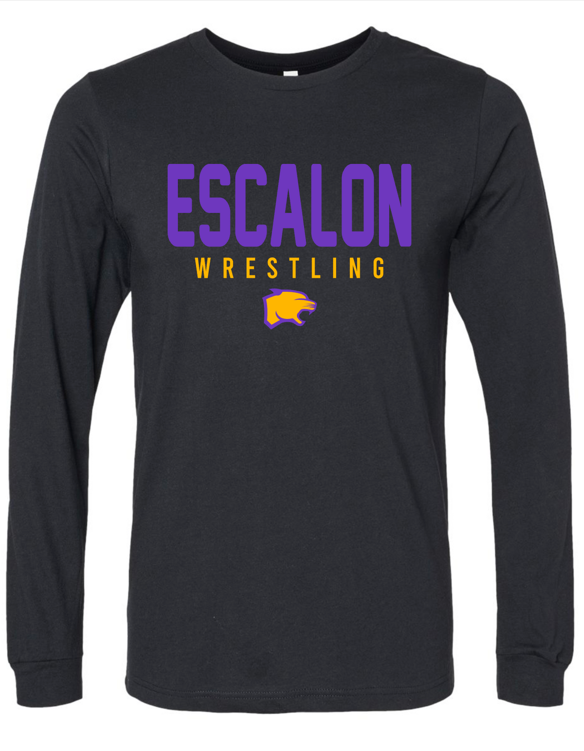 Escalon Wrestling Simple- BLACK APPAREL - MULTIPLE APPAREL STYLES