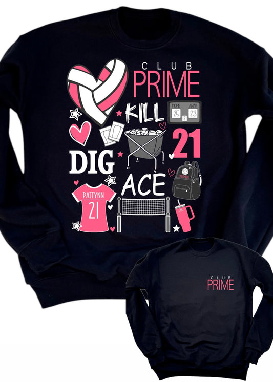 Club Prime Doodle - CUSTOMIZABLE - Multiple Styles