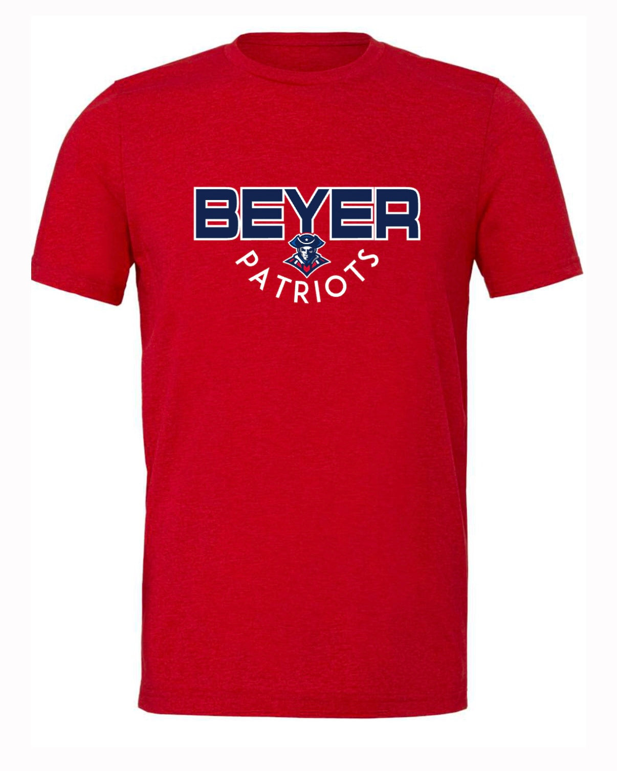 Beyer Patriots - Circle - RED APPAREL -  MULTIPLE SHIRT STYLES