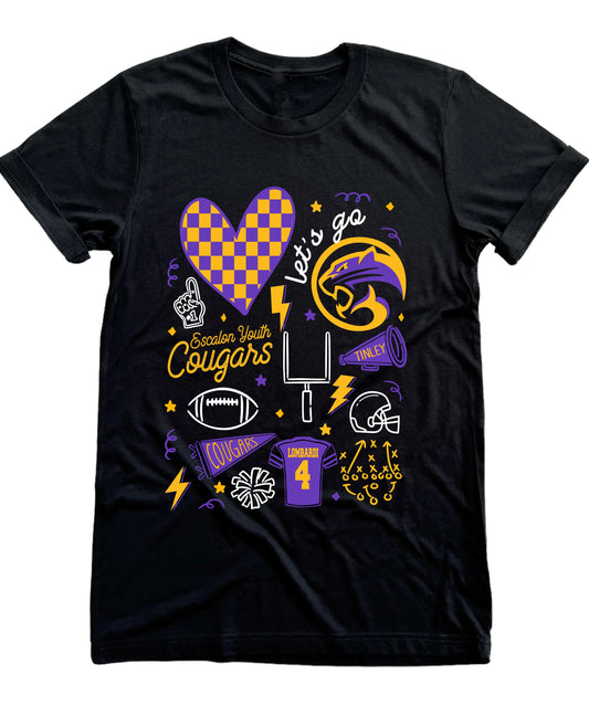 EYC Football & Cheer Doodle