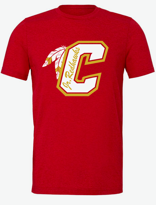 Calaveras Jr. Redhawks - C REDHAWKS - RED APPAREL - Multiple Shirt Styles
