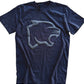 EHS Cougar GLITTER Head Puff - Youth and Adult - MULTIPLE SHIRT STYLES