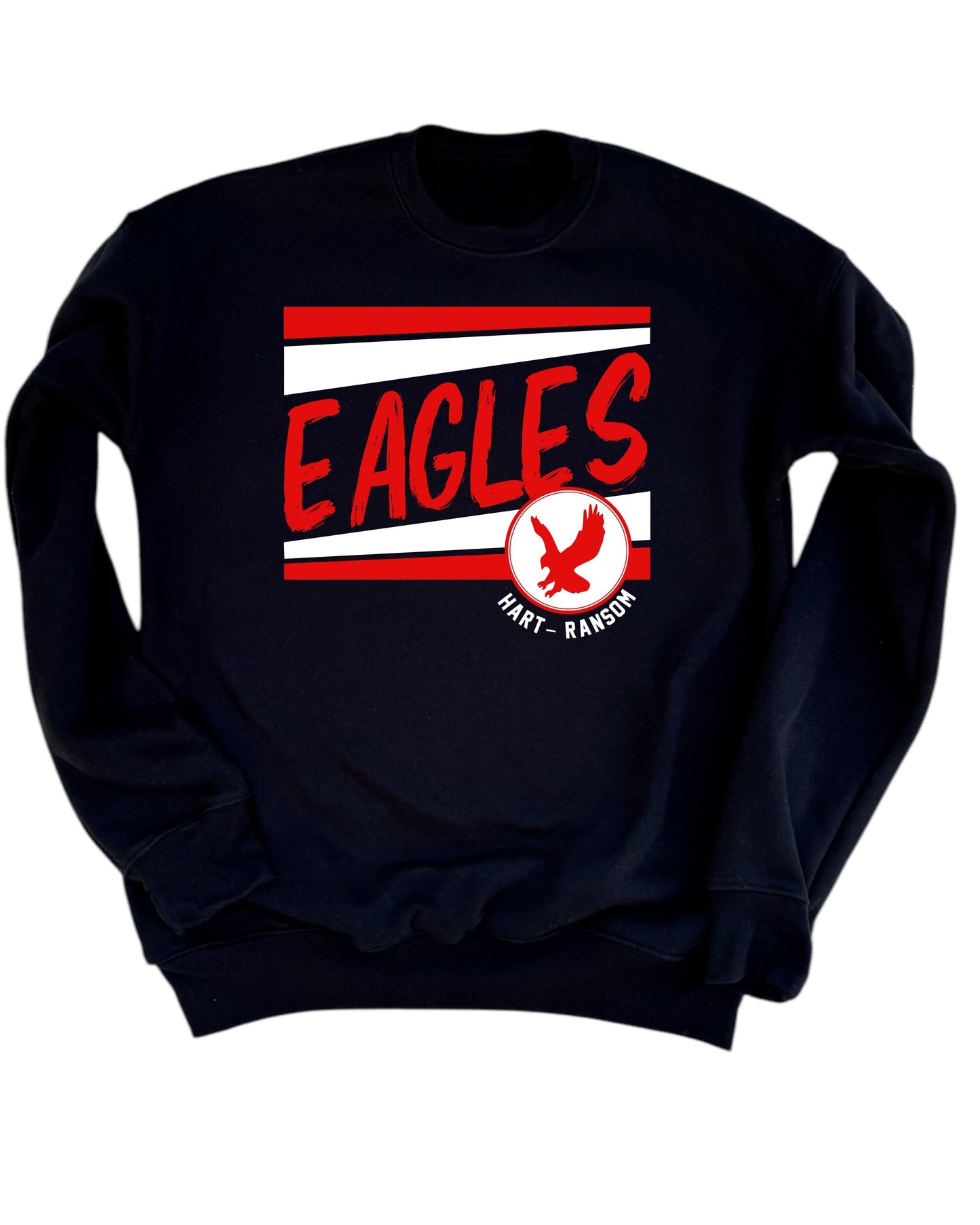 Hart Ransom Eagles - Angle - BLACK APPAREL -  MULTIPLE SHIRT STYLES