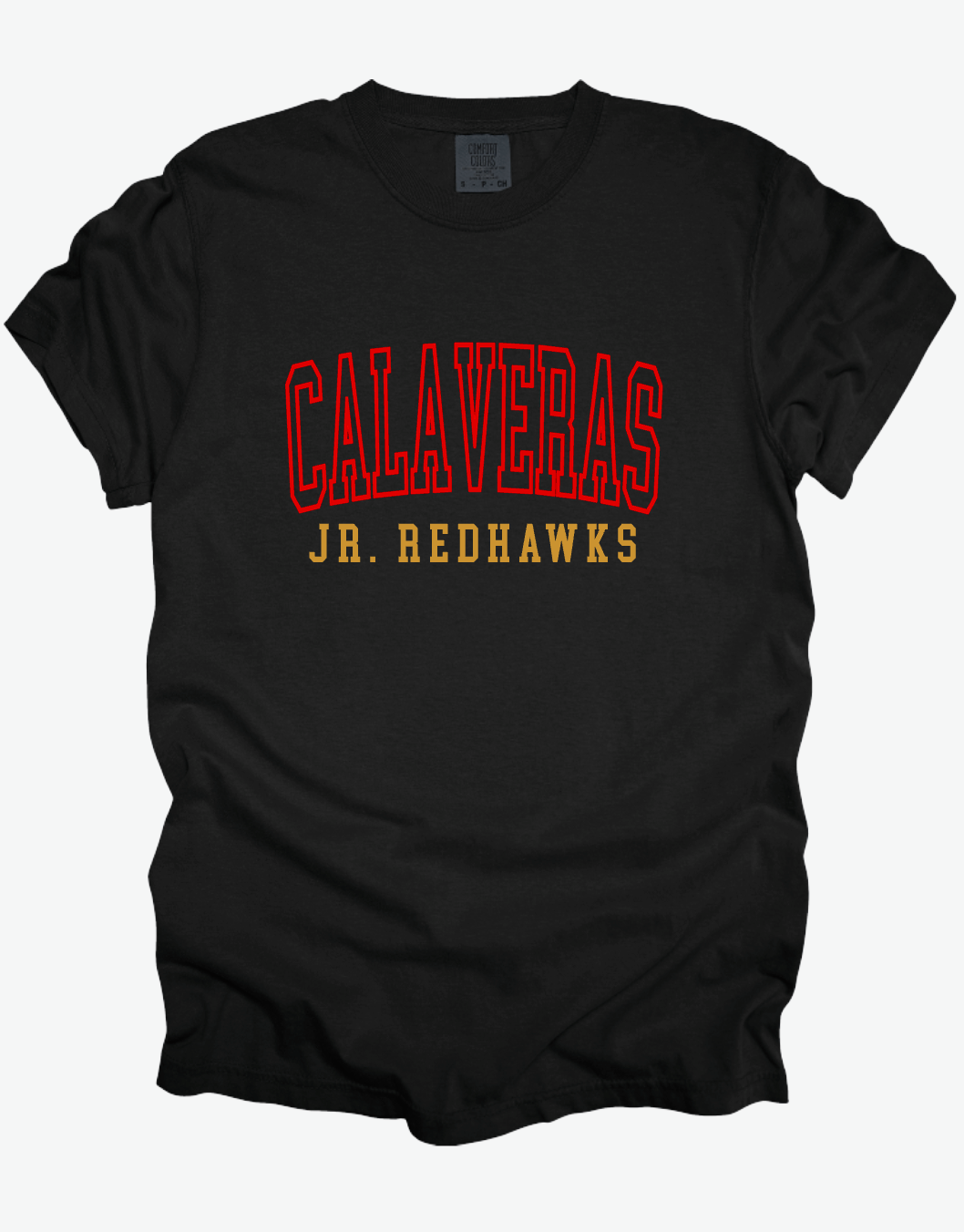 Calaveras Jr. Redhawks - ARCH- BLACK APPAREL  - Multiple Shirt Styles