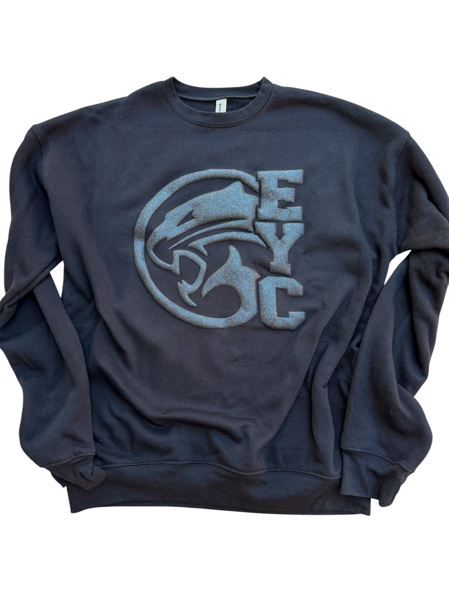 EYC- BLACK PUFF GLITTER & MATTE - Multiple Shirt Styles