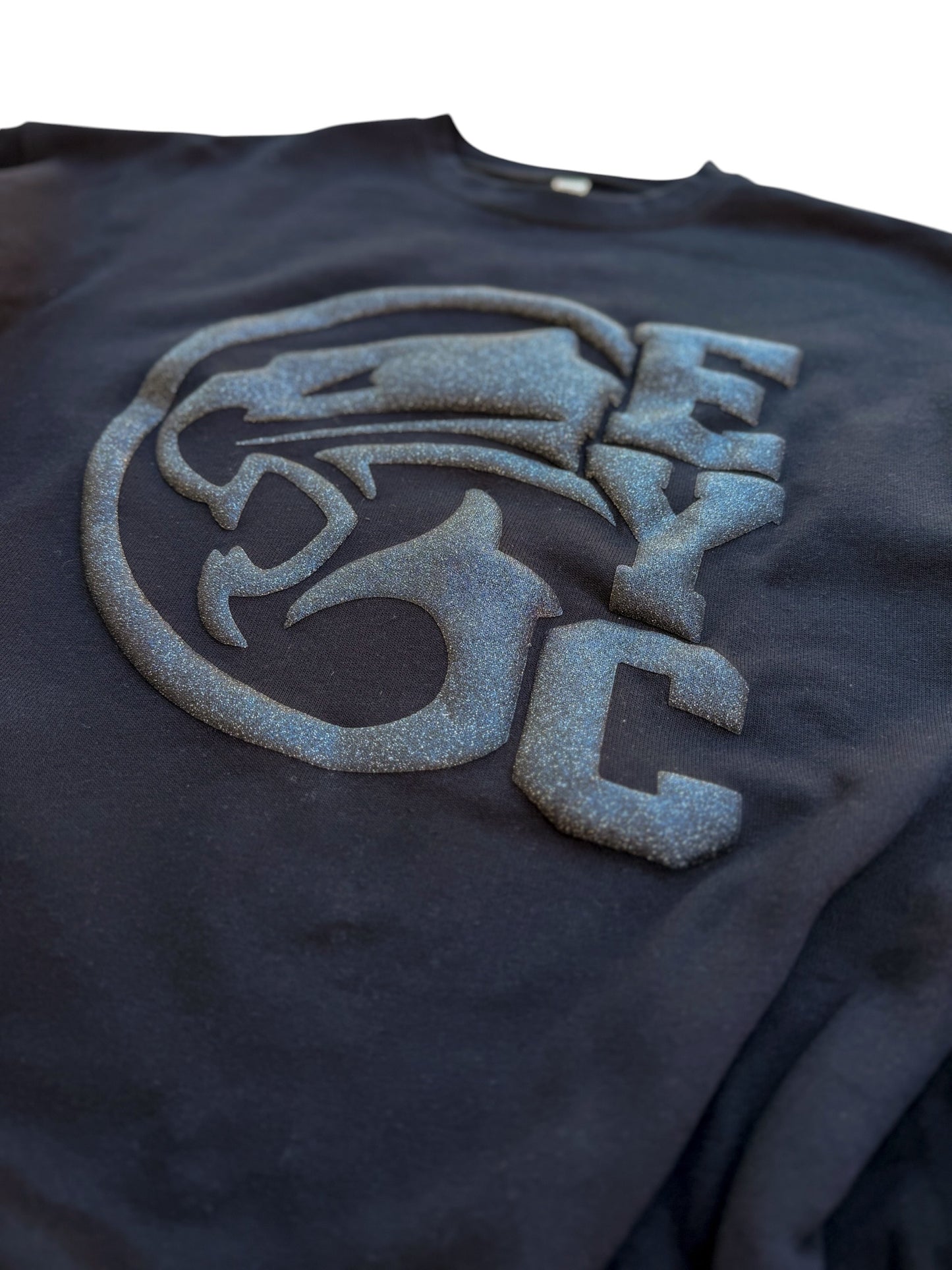 EYC- BLACK PUFF GLITTER & MATTE - Multiple Shirt Styles