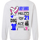 Lady Sharx GREY Doodle - CUSTOMIZABLE - Multiple Styles
