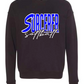 Sorcerers Softball Cursive - BLACK - MULTIPLE APPAREL STYLES