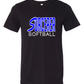 Sorcerers Softball Simple - BLACK - MULTIPLE APPAREL STYLES