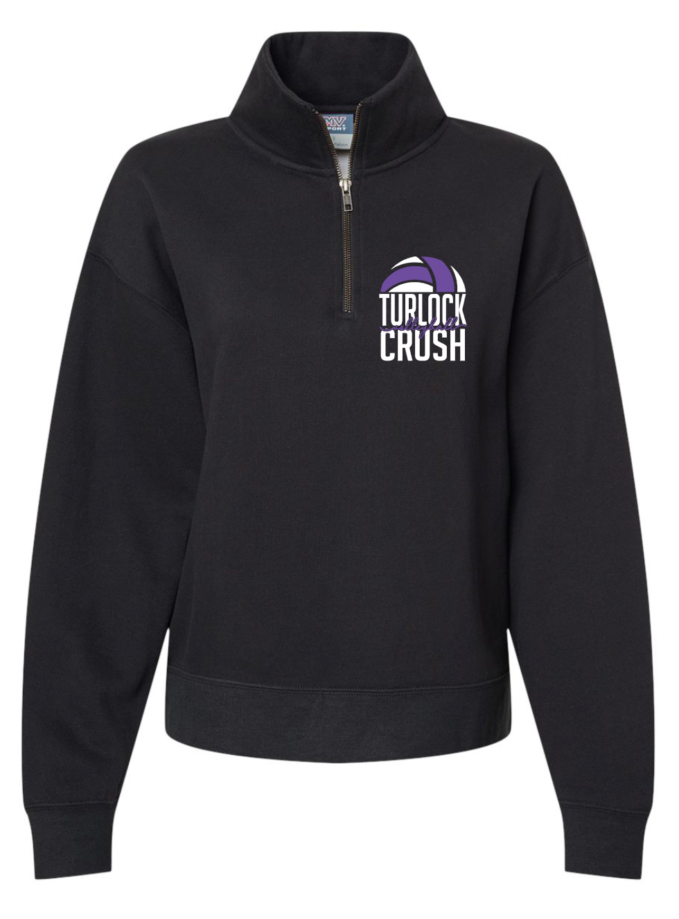 Turlock Volleyball - Cursive - Quarter Zip