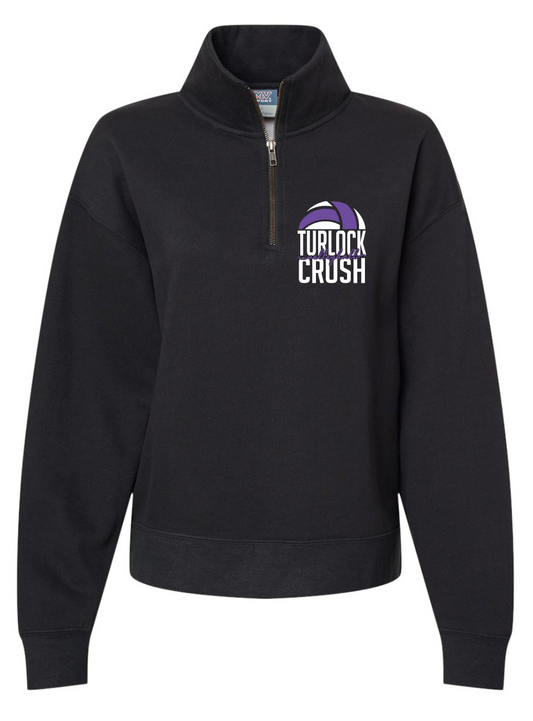 Turlock Volleyball - Cursive - Quarter Zip