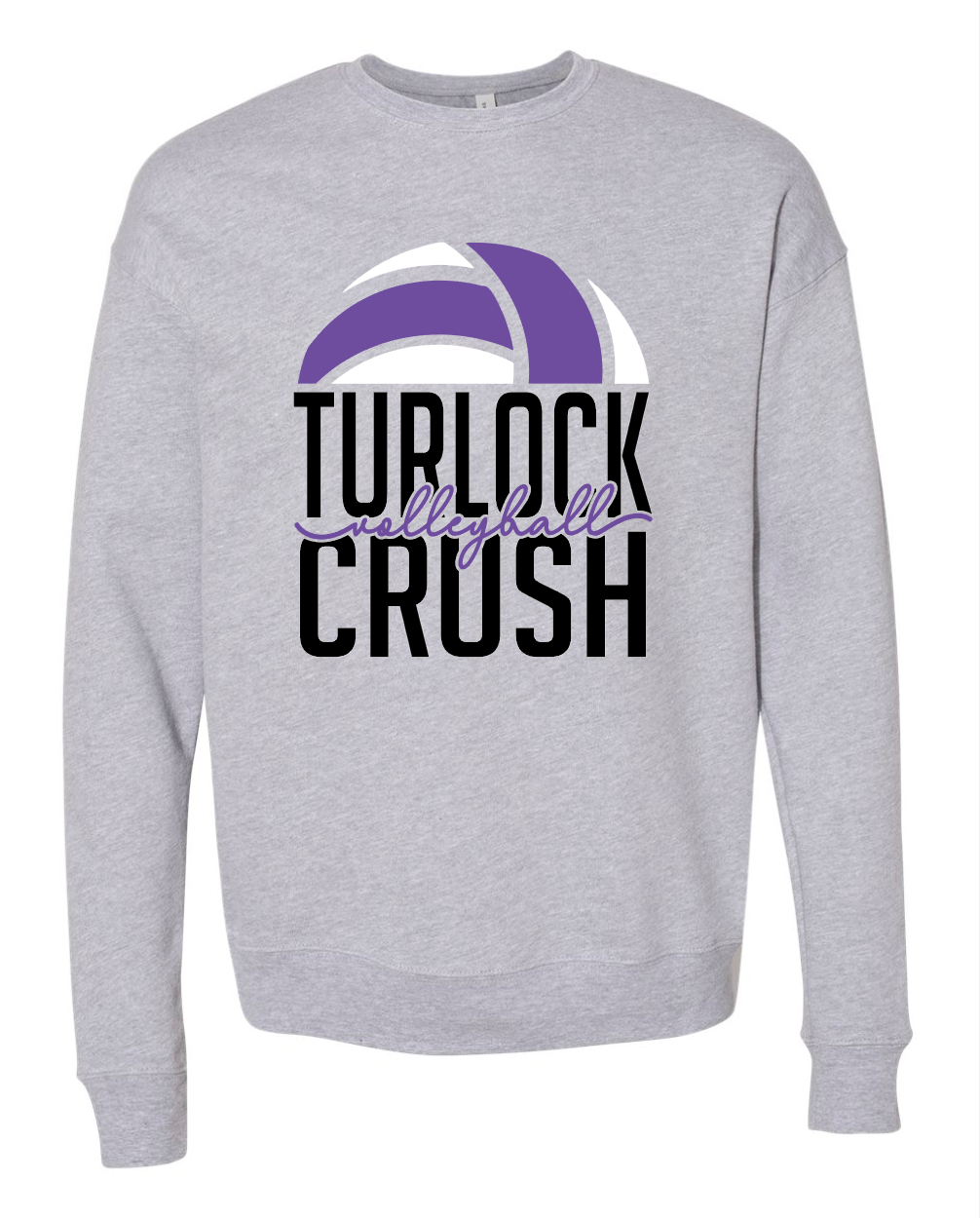 Turlock Crush - Volleyball - Grey Apparel- Multiple Styles