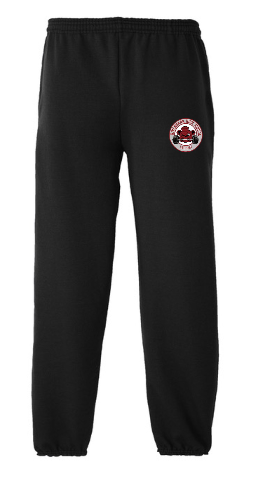 Riverbank Lifting Club - Black Sweatpants