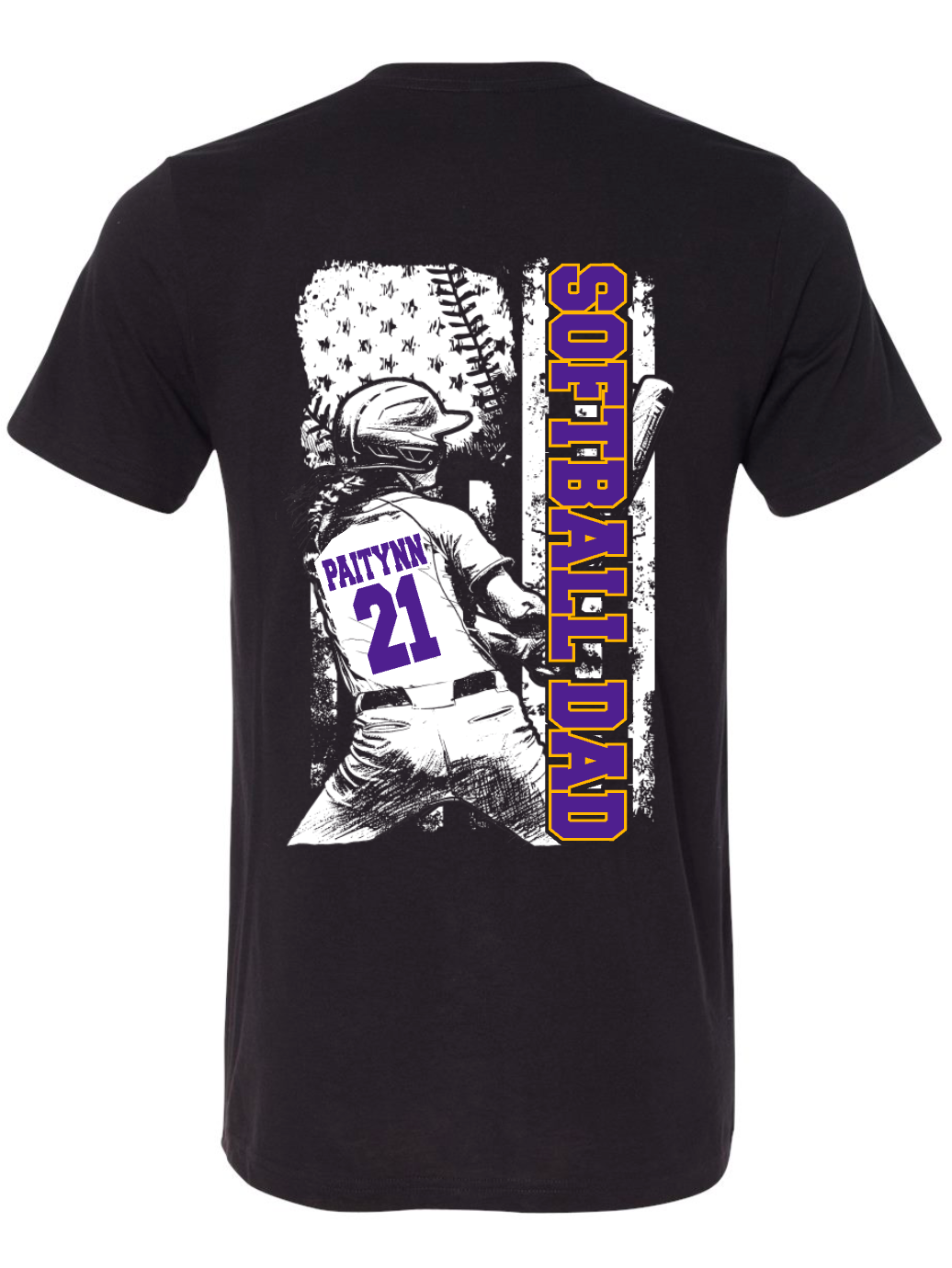 Escalon Little League- SOFTBALL Flag _____ - Customizable - Multiple Shirt Styles