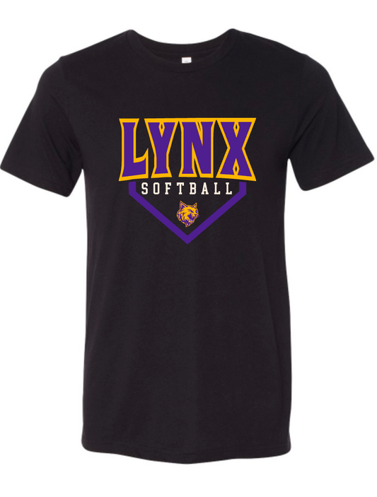 Lynx Softball - Base - Black Apparel- MULTIPLE STYLES