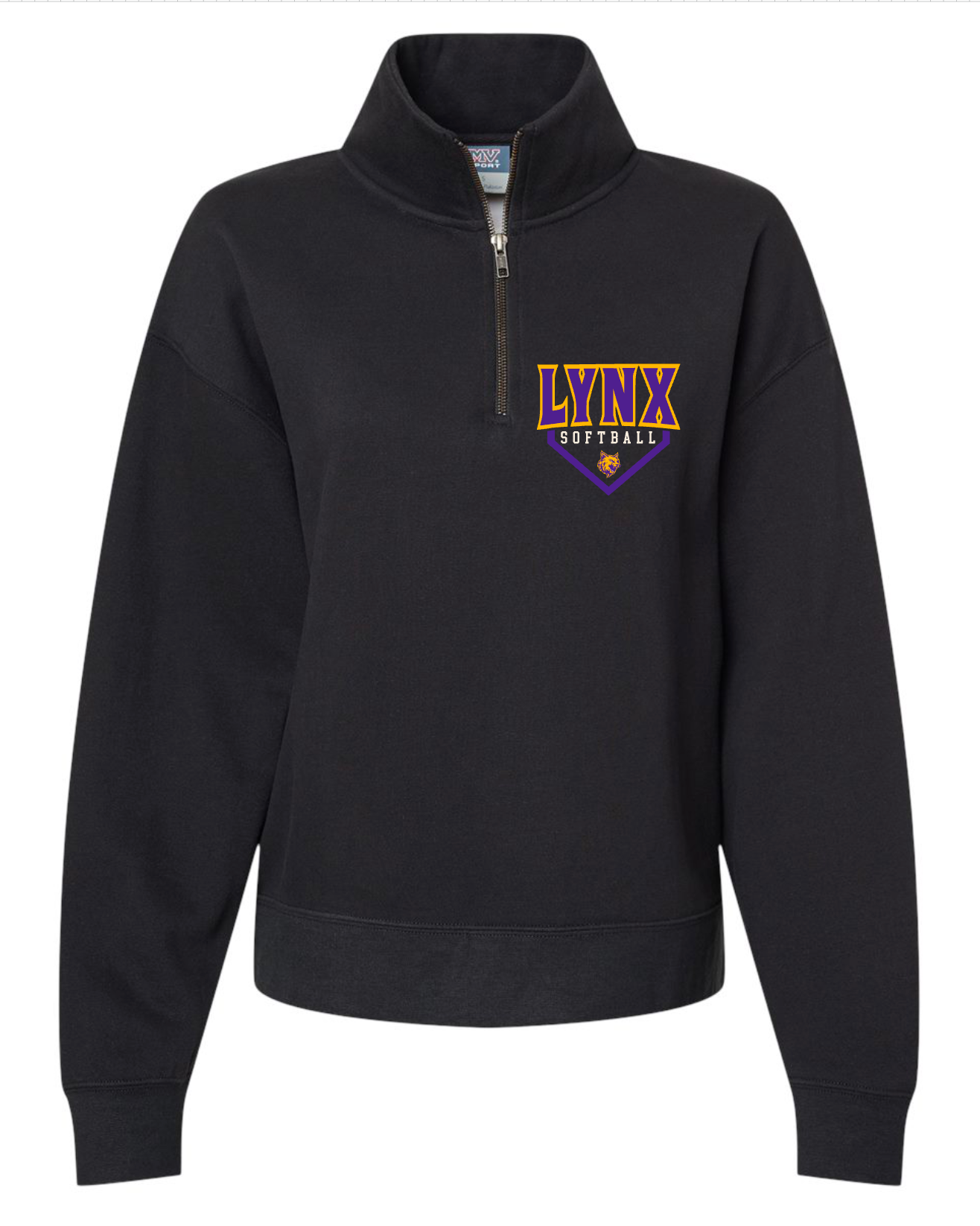 Lynx Softball - Pocket Base - Ladies Quarter Zip
