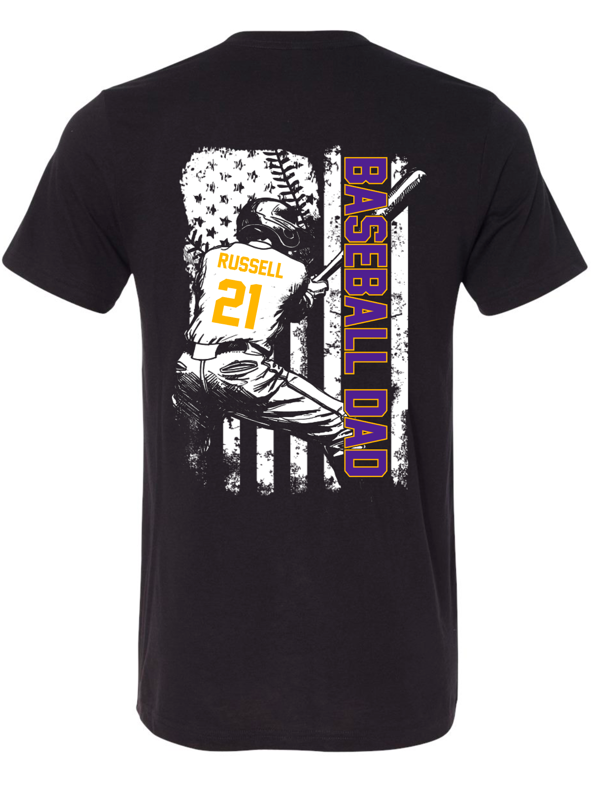 Escalon Little League- Baseball Flag _____ - Customizable - Multiple Shirt Styles