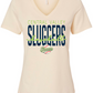 Sluggers Baseball - Cursive - CREAM SHIRTS Multiple Styles