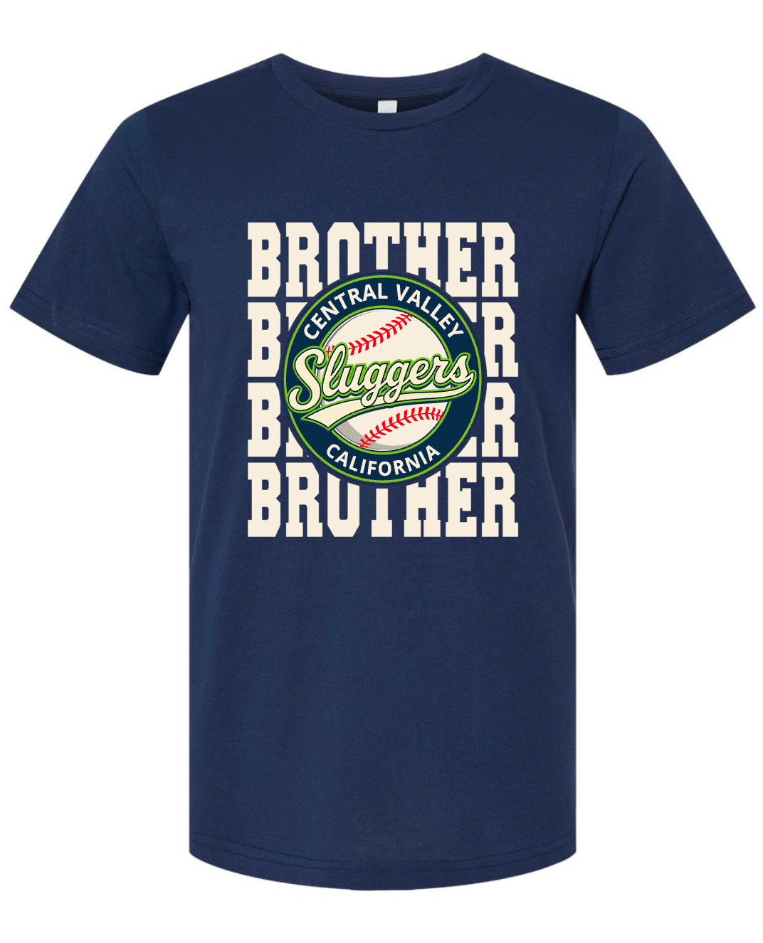 Sluggers Baseball - CUSTOMIZABLE  Title - Navy apparel - Multiple Styles