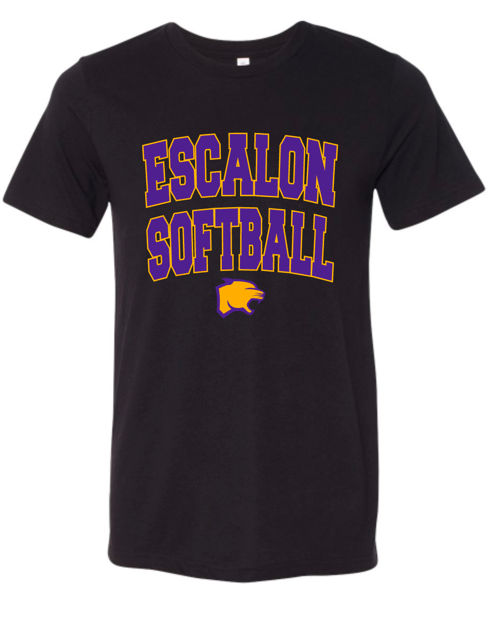 Escalon Softball - Arch - BLACK APPAREl -  MULTIPLE APPAREL STYLES