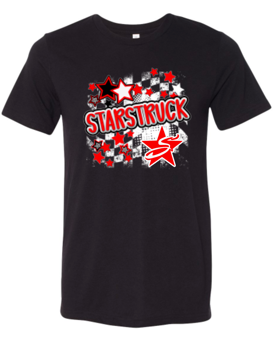 Starstruck- Stars - BLACK APPAREL-  Multiple Shirt Styles