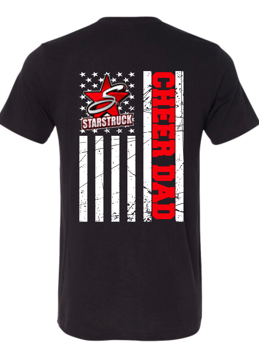 Starstruck- Flag Cheer _____- CUSTOMIZABLE -  Multiple Shirt Styles