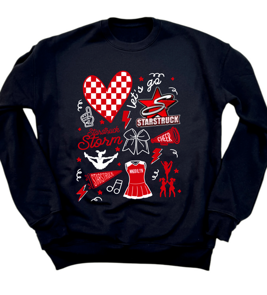 Starstruck- Doodle- CUSTOMIZABLE -  Multiple Shirt Styles