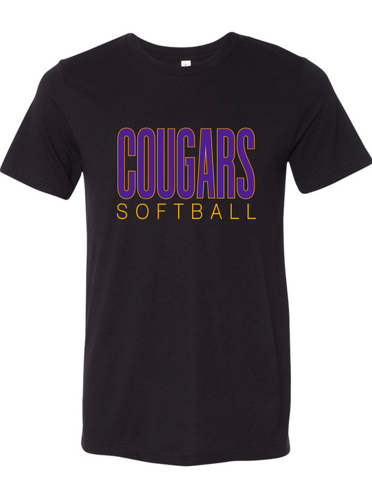Escalon Softball - Simple - BLACK APPAREL - MULTIPLE APPAREL STYLES