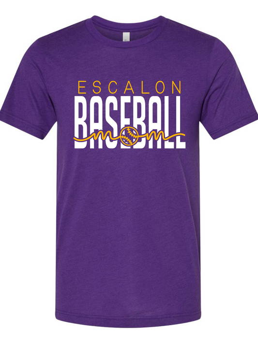 Escalon Little League- Baseball Cursive - Customizable -  Multiple Shirt Styles