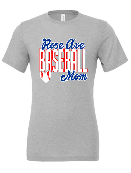 Rose Ave- Baseball Title- CUSTOMIZABLE - MULTIPLE STYLES
