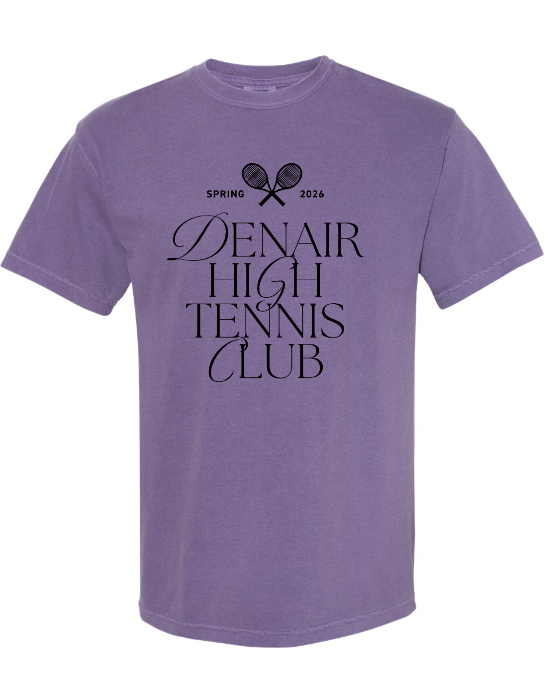 Denair Tennis - Club II - Purple Apparel- MULTIPLE STYLES