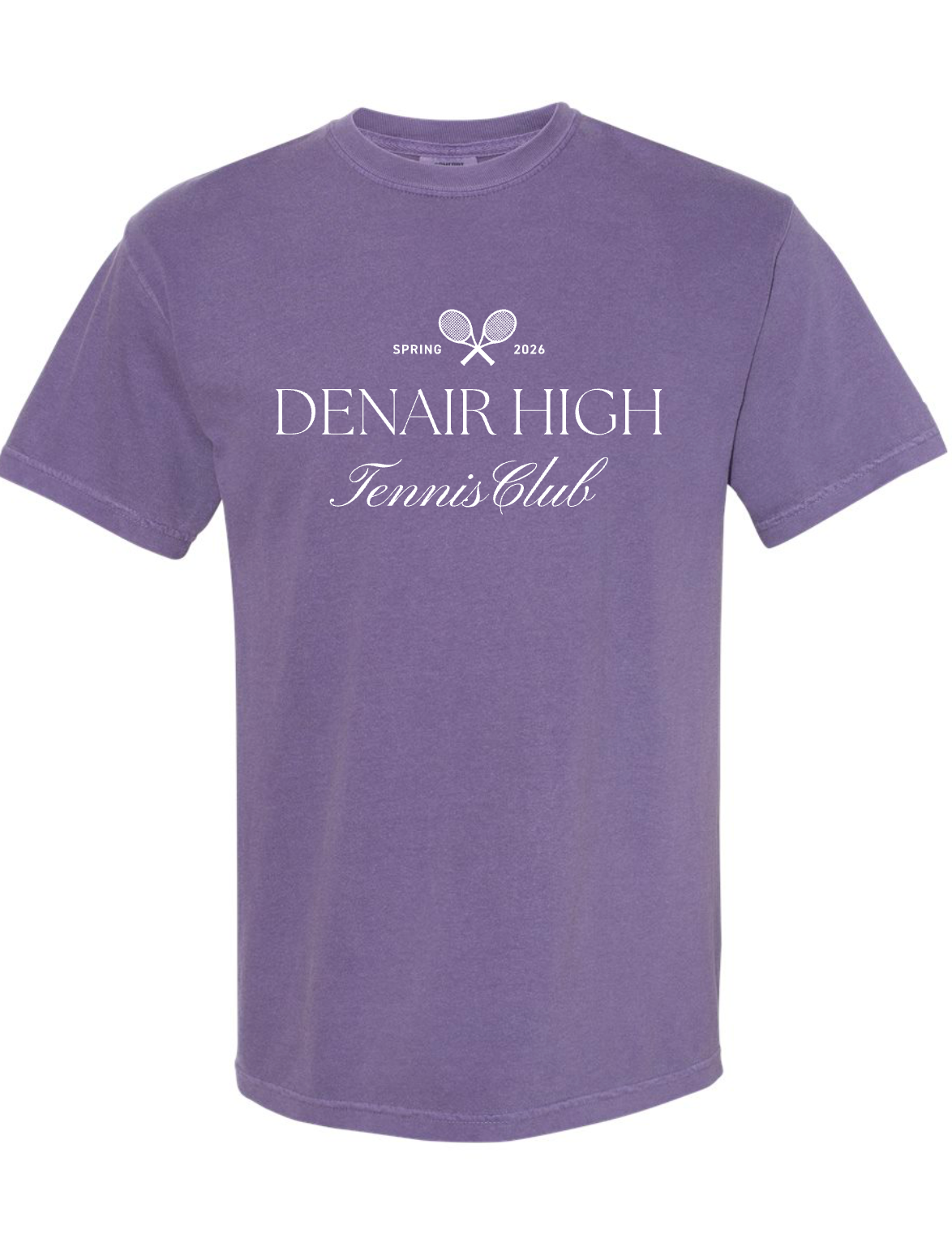 Denair Tennis - Club - Purple Apparel- MULTIPLE STYLES