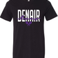 Denair Tennis- cursive - BLACK APPAREL- MULTIPLE APPAREL STYLES