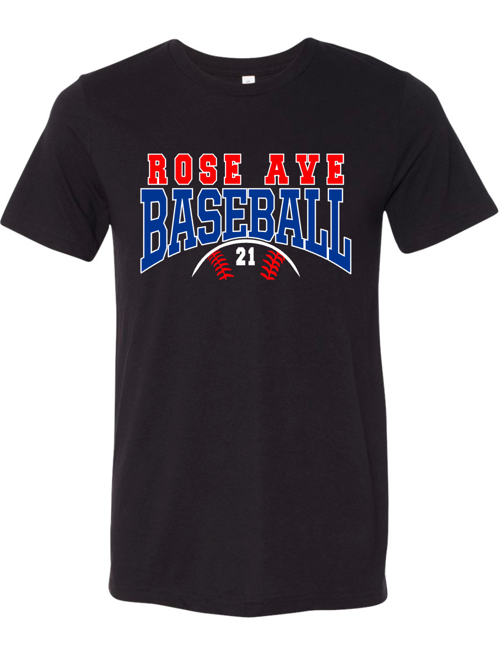 Rose Ave- Baseball Number - CUSTOMIZABLE- MULTIPLE STYLES