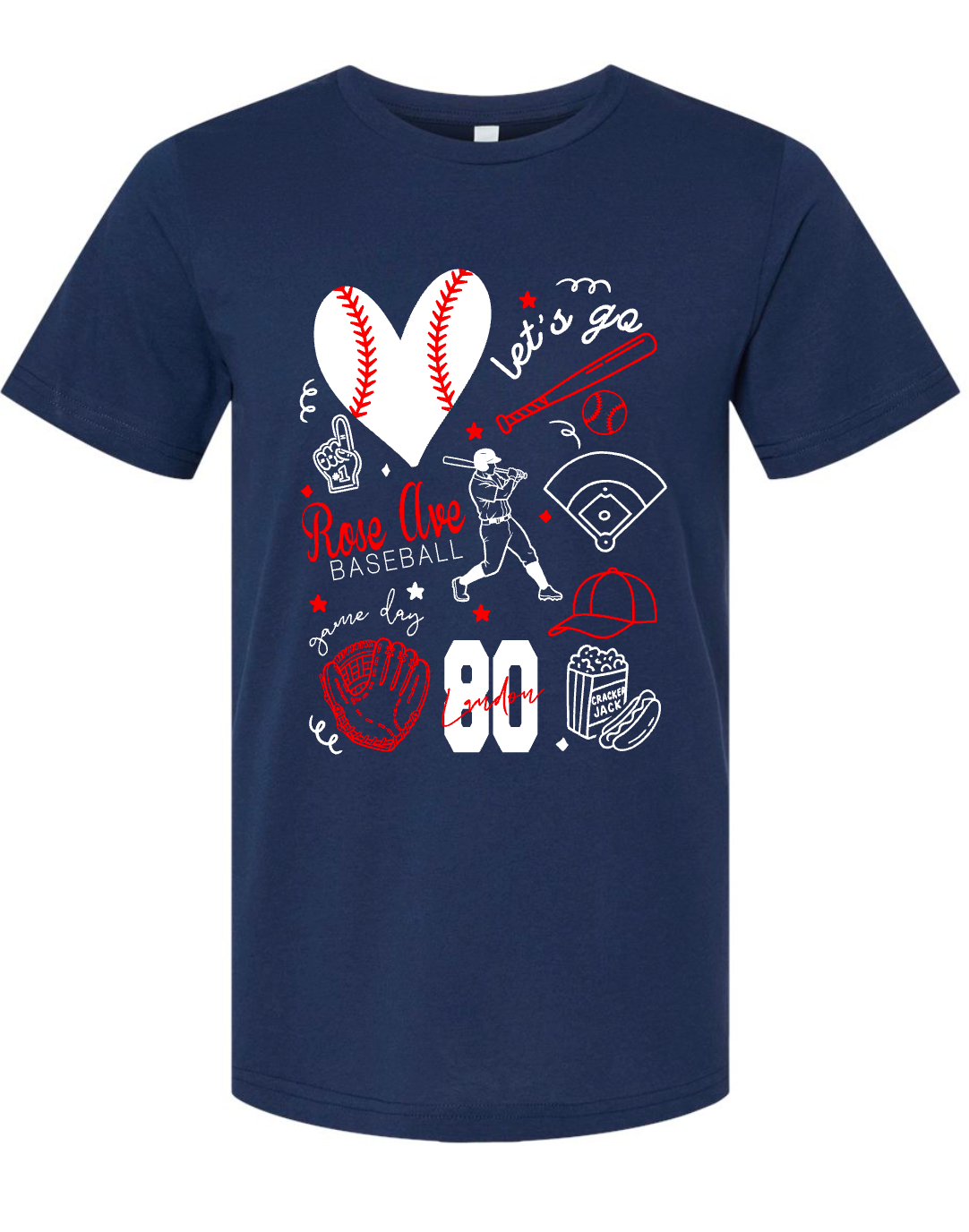 Rose Ave- Line Doodle- CUSTOMIZABLE-  MULTIPLE STYLES