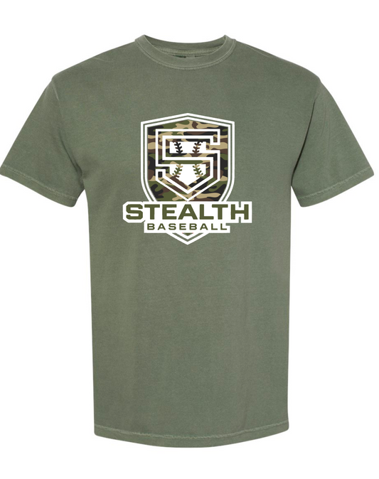 Stealth Baseball- Full Logo- MILITARY GREEN APPAREL- MULTIPLE APPAREL STYLES
