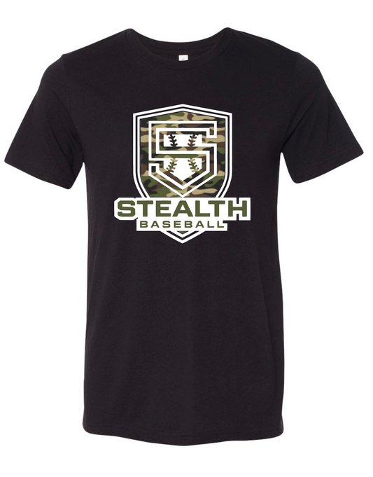Stealth Baseball- Full Logo- BLACK APPAREL- MULTIPLE APPAREL STYLES