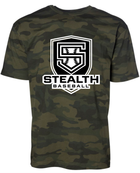 Stealth Baseball- CAMO FULL LOGO - MULTIPLE APPAREL STYLES