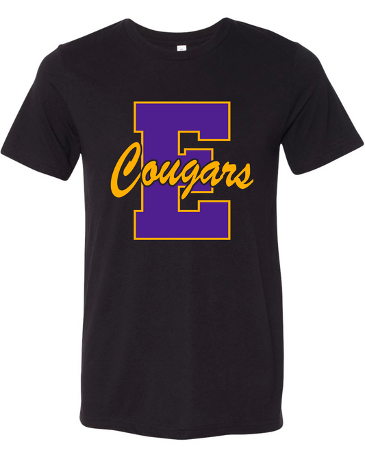 Escalon Cougars - E Cougars - Black Apparel - MULTIPLE APPAREL STYLES