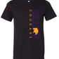 Escalon Cougars - Side - Black Apparel - MULTIPLE APPAREL STYLES