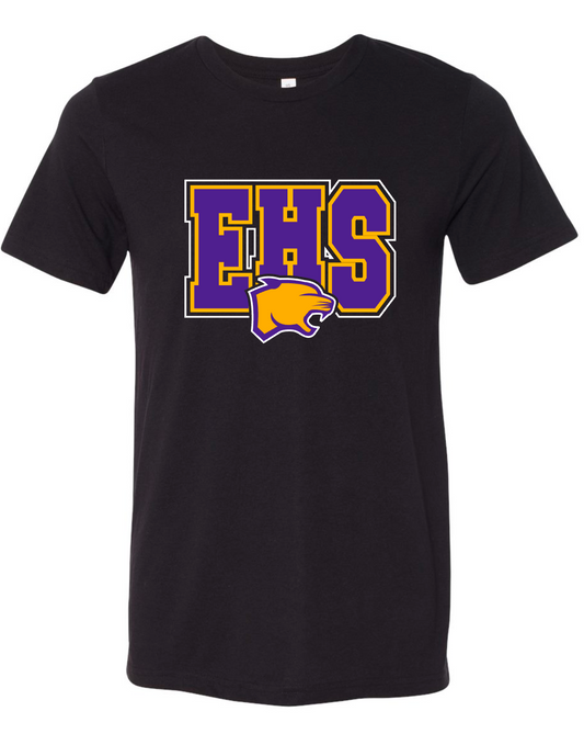 Escalon Cougars - EHS - Black Apparel - MULTIPLE APPAREL STYLES