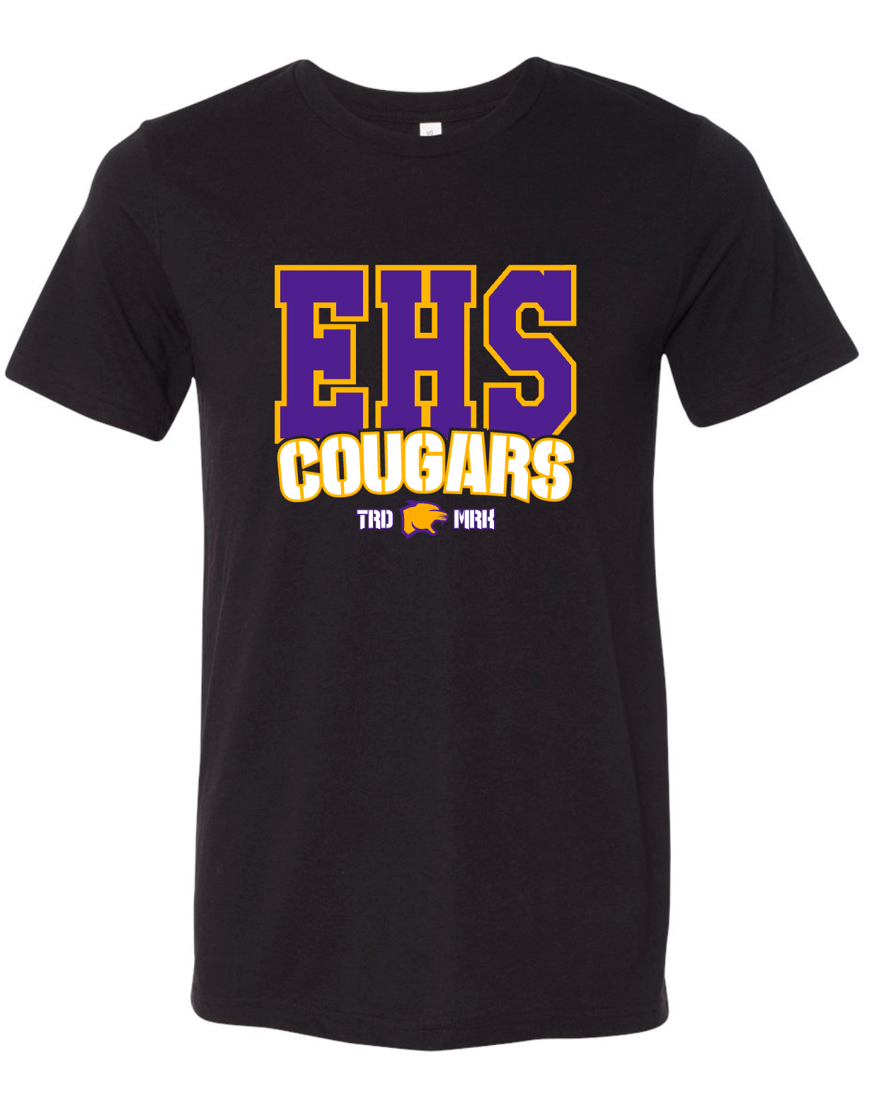 Escalon Cougars - TRD MRK - Black Apparel - MULTIPLE APPAREL STYLES